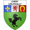 Stickers coat of arms Chéry-lès-Pouilly adhesive sticker