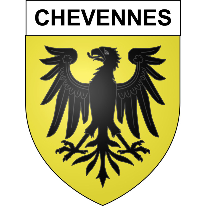 Pegatinas escudo de armas de Chevennes adhesivo de la etiqueta engomada