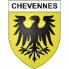 Chevennes Sticker wappen, gelsenkirchen, augsburg, klebender aufkleber