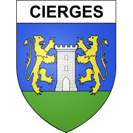 Stickers coat of arms Cierges adhesive sticker