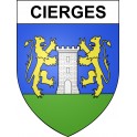 Stickers coat of arms Cierges adhesive sticker