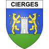 Stickers coat of arms Cierges adhesive sticker