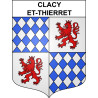 Adesivi stemma Clacy-et-Thierret adesivo
