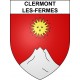Clermont-les-Fermes 02 ville sticker blason écusson autocollant adhésif