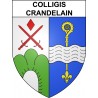 Adesivi stemma Colligis-Crandelain adesivo