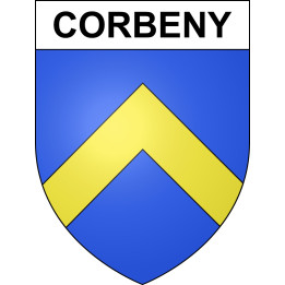 Stickers coat of arms Corbeny adhesive sticker