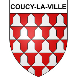 Stickers coat of arms Coucy-la-Ville adhesive sticker