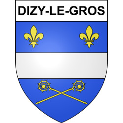 Adesivi stemma Dizy-le-Gros adesivo
