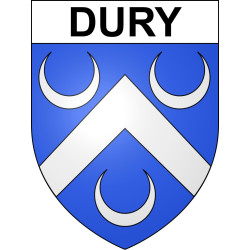 Adesivi stemma Dury adesivo
