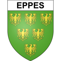 Pegatinas escudo de armas de Eppes adhesivo de la etiqueta engomada