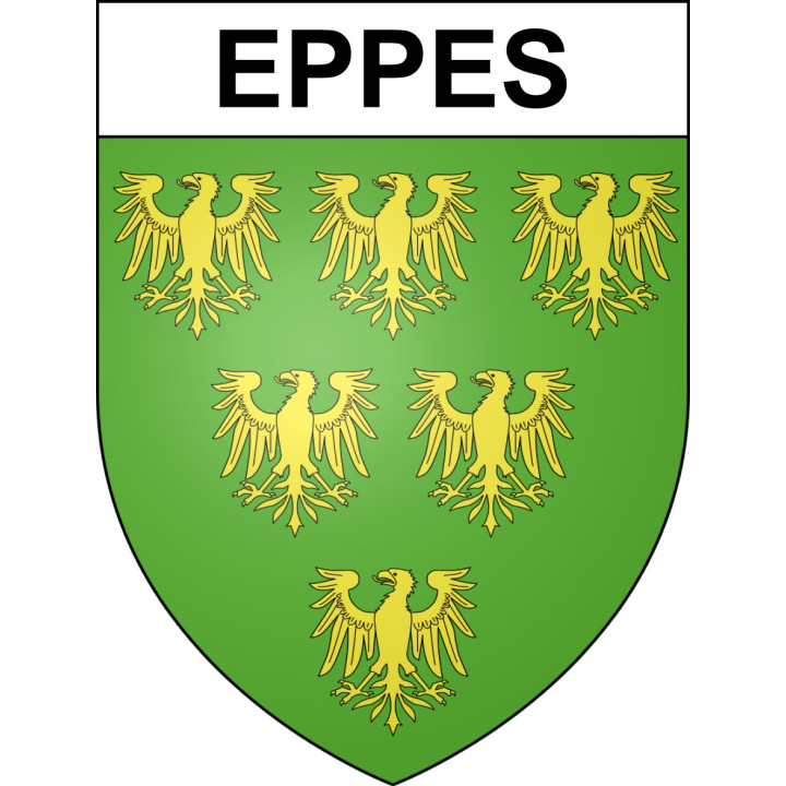Eppes Sticker wappen, gelsenkirchen, augsburg, klebender aufkleber