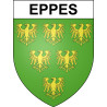 Eppes Sticker wappen, gelsenkirchen, augsburg, klebender aufkleber