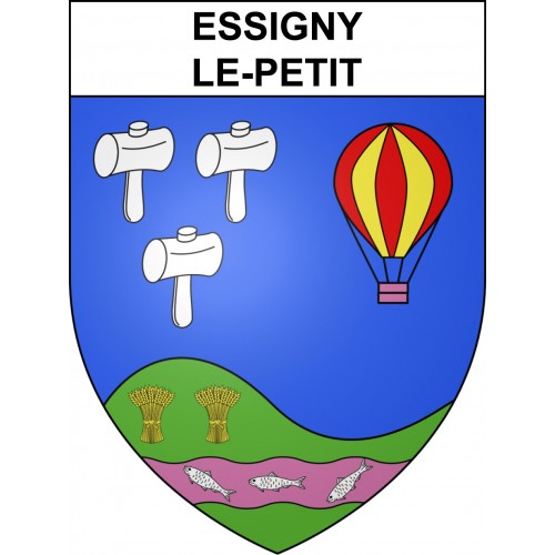 Essigny-le-Petit Sticker wappen, gelsenkirchen, augsburg, klebender aufkleber
