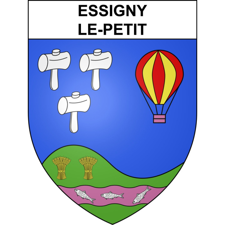Stickers coat of arms Essigny-le-Petit adhesive sticker