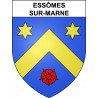 Stickers coat of arms Essômes-sur-Marne adhesive sticker