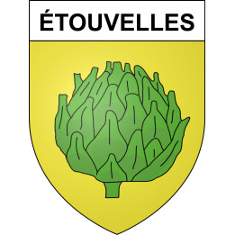 Étouvelles Sticker wappen, gelsenkirchen, augsburg, klebender aufkleber