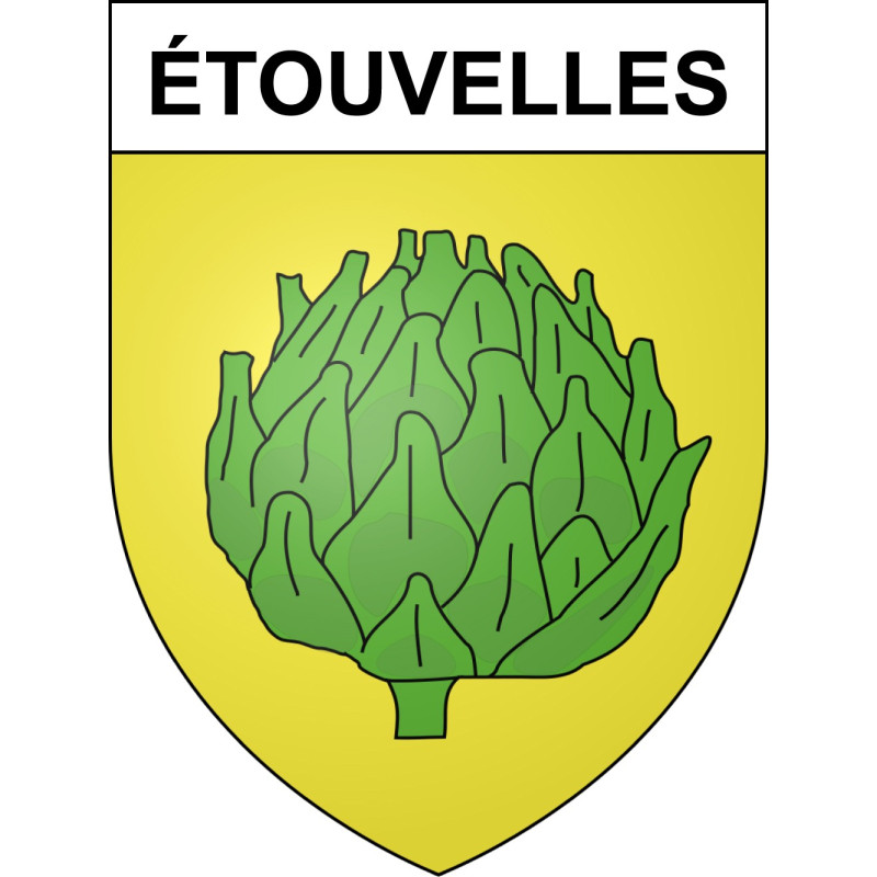 Étouvelles Sticker wappen, gelsenkirchen, augsburg, klebender aufkleber