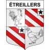 Stickers coat of arms Étreillers adhesive sticker