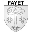 Adesivi stemma Fayet adesivo