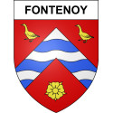 Stickers coat of arms Fontenoy adhesive sticker
