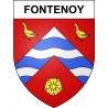 Fontenoy Sticker wappen, gelsenkirchen, augsburg, klebender aufkleber