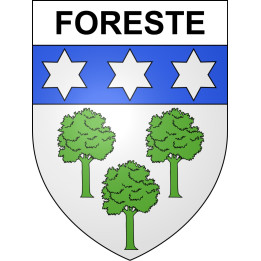 Pegatinas escudo de armas de Foreste adhesivo de la etiqueta engomada