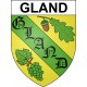 Stickers coat of arms Gland adhesive sticker