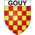 Stickers coat of arms Gouy adhesive sticker