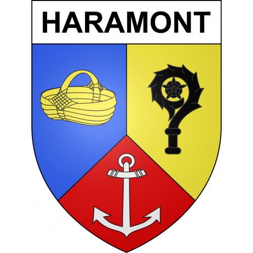 Stickers coat of arms Haramont adhesive sticker