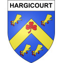 Hargicourt Sticker wappen, gelsenkirchen, augsburg, klebender aufkleber