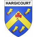 Hargicourt Sticker wappen, gelsenkirchen, augsburg, klebender aufkleber