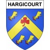 Hargicourt Sticker wappen, gelsenkirchen, augsburg, klebender aufkleber