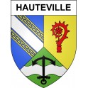 Stickers coat of arms Hauteville adhesive sticker