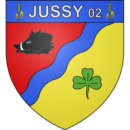 Adesivi stemma Jussy adesivo