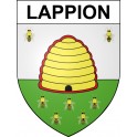 Lappion 02 ville sticker blason écusson autocollant adhésif