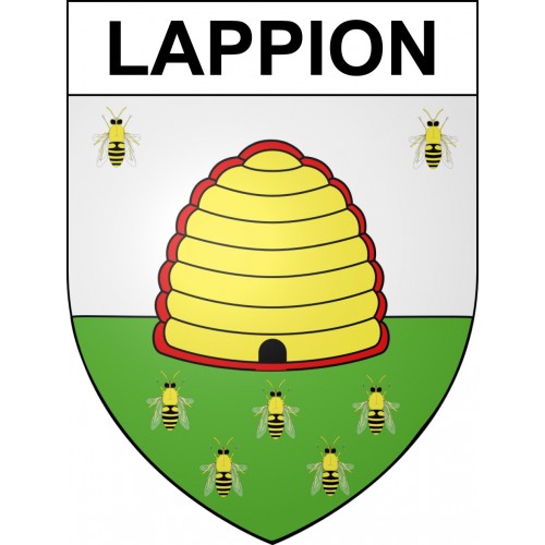 Lappion 02 ville sticker blason écusson autocollant adhésif
