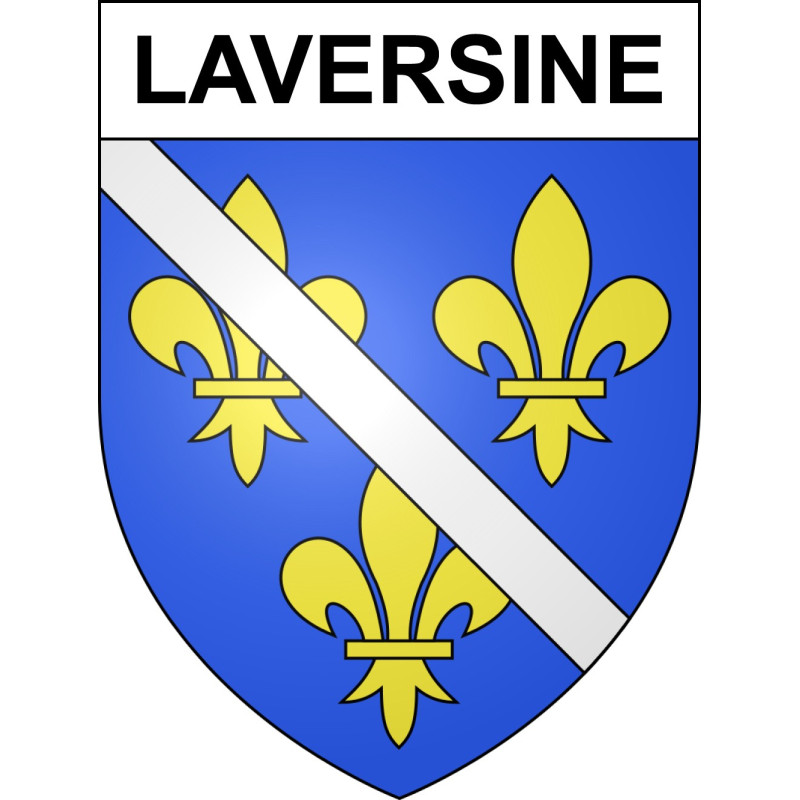 Laversine Sticker wappen, gelsenkirchen, augsburg, klebender aufkleber
