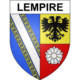Lempire Sticker wappen, gelsenkirchen, augsburg, klebender aufkleber