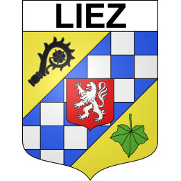 Liez 02 ville sticker blason écusson autocollant adhésif