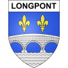 Adesivi stemma Longpont adesivo