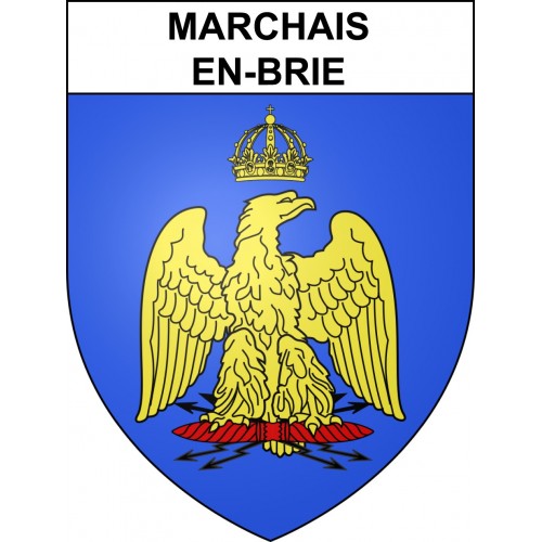 Adesivi stemma Marchais-en-Brie adesivo