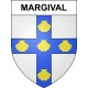 Pegatinas escudo de armas de Margival adhesivo de la etiqueta engomada