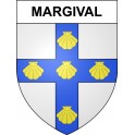 Margival 02 ville sticker blason écusson autocollant adhésif
