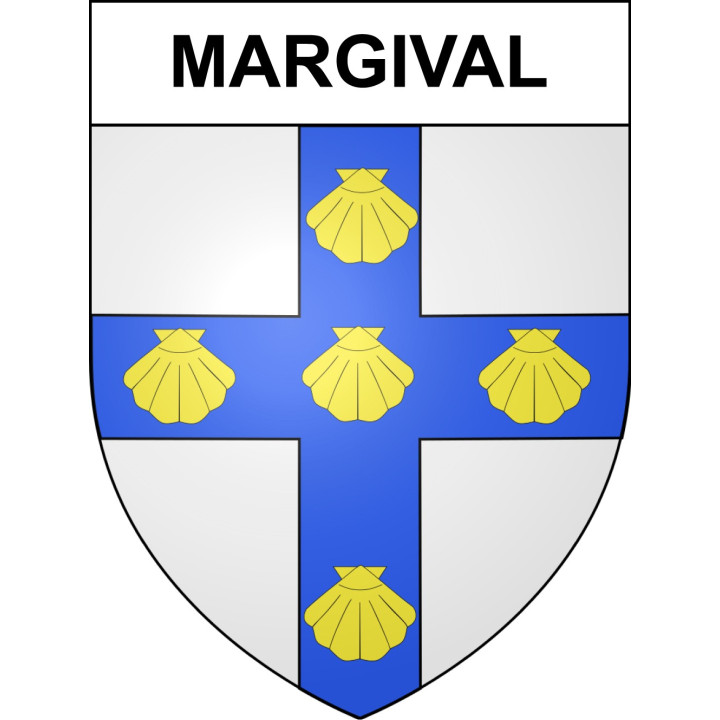 Stickers coat of arms Margival adhesive sticker