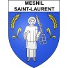 Adesivi stemma Mesnil-Saint-Laurent adesivo
