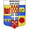 Adesivi stemma Monceau-sur-Oise adesivo