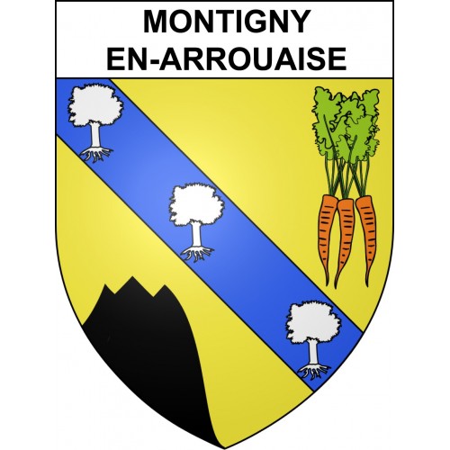 Adesivi stemma Montigny-en-Arrouaise adesivo
