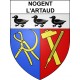 Nogent-l'Artaud 02 ville sticker blason écusson autocollant adhésif