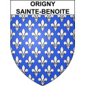 Origny-Sainte-Benoite Sticker wappen, gelsenkirchen, augsburg, klebender aufkleber