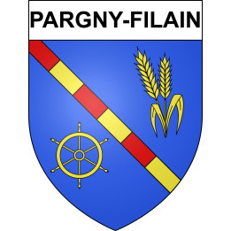 Pargny-Filain 02 ville sticker blason écusson autocollant adhésif